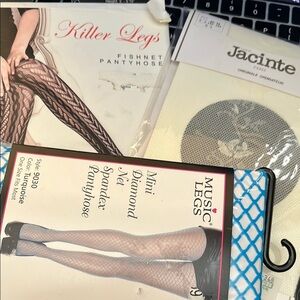 Fishnet Pantyhose Collection Set of 4